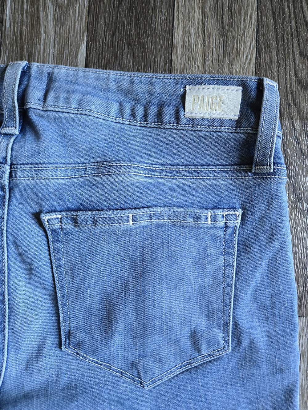 NWT- PAIGE Mid Rise Manhattan 32" Bootcut Jean Women's Size 28 - Picture 12 of 14